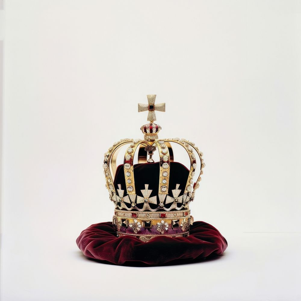 Luxurious royal crown with jewels