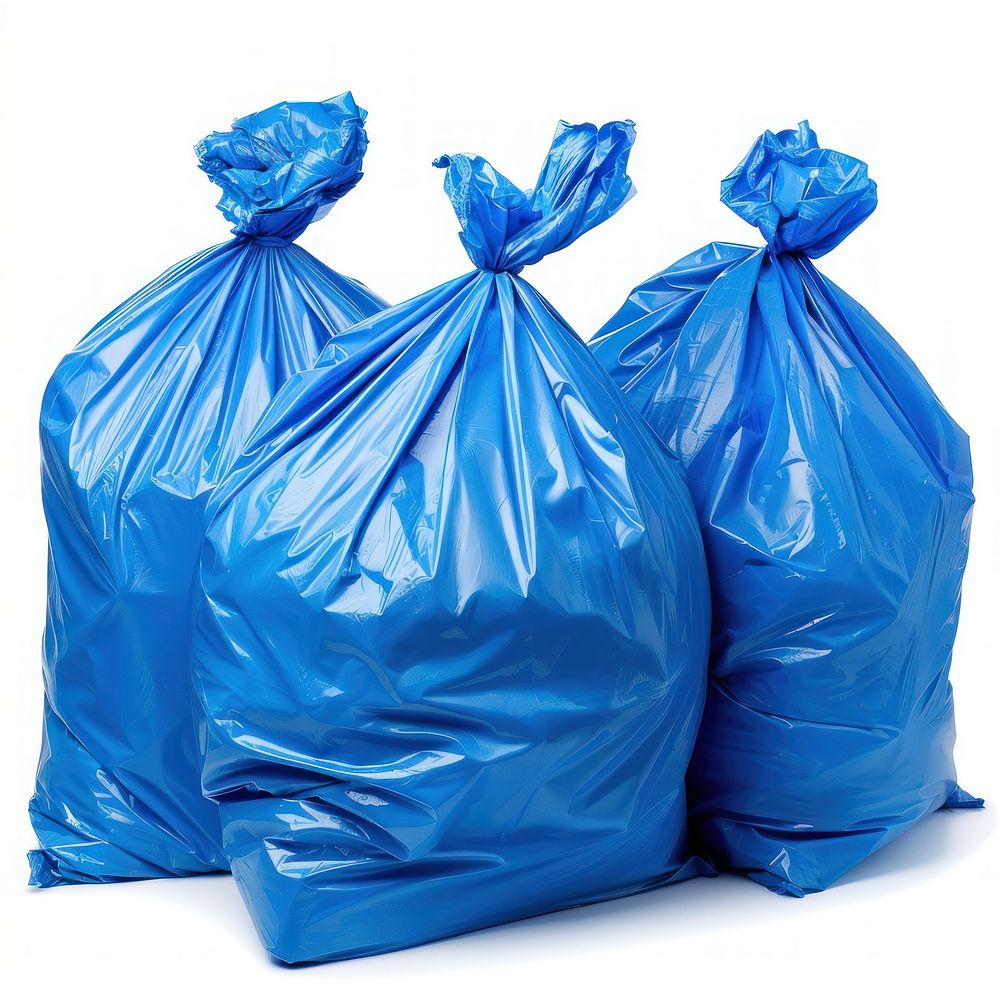 Blue plastic garbage bags | Free Photo - rawpixel