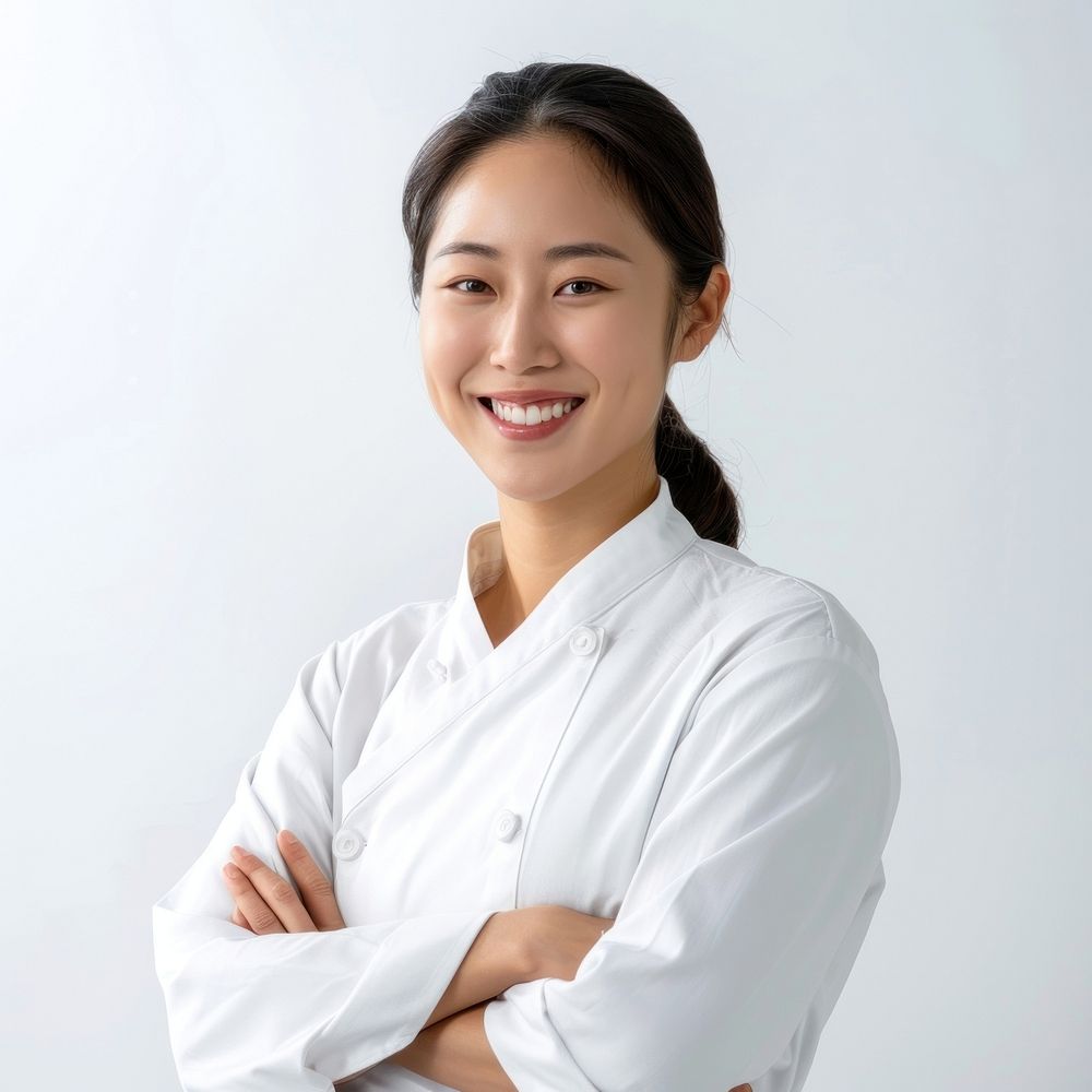 Korean American female chef happy | Free Photo - rawpixel