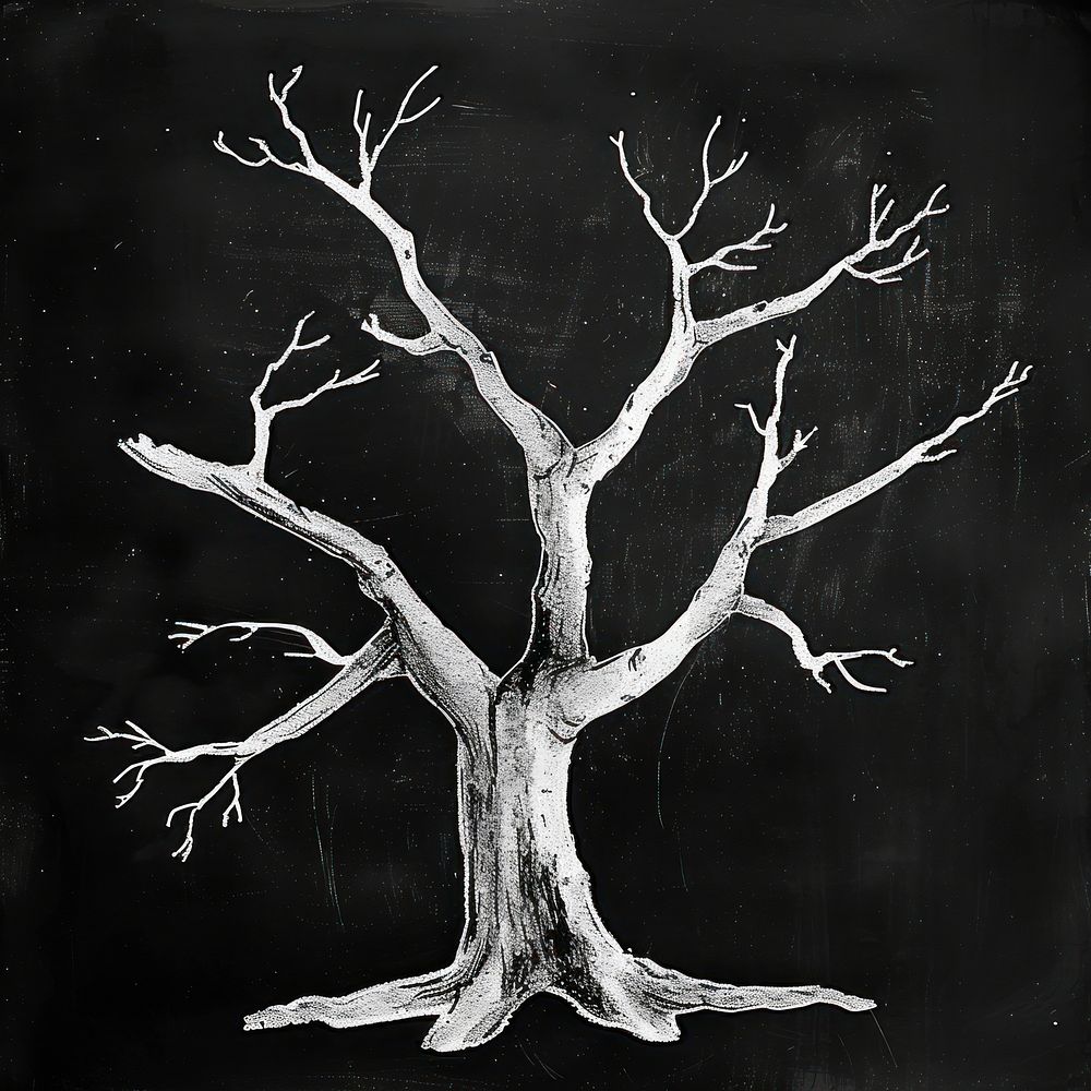 Simple spooky tree icon art | Free Photo Illustration - rawpixel