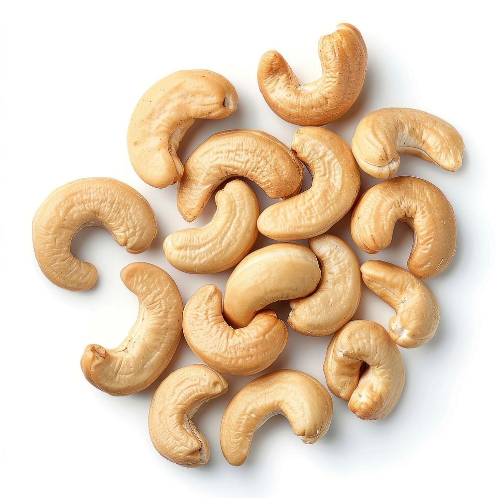 Healthy roasted cashew nuts snack