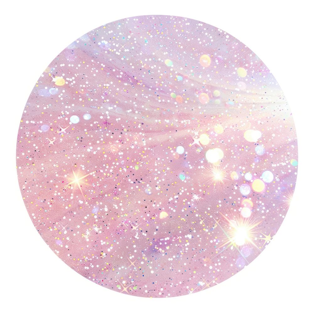 Whimsical pastel galaxy illustration