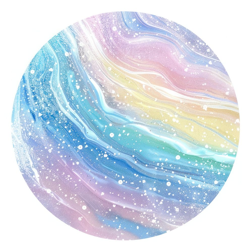 Colorful abstract cosmic swirl