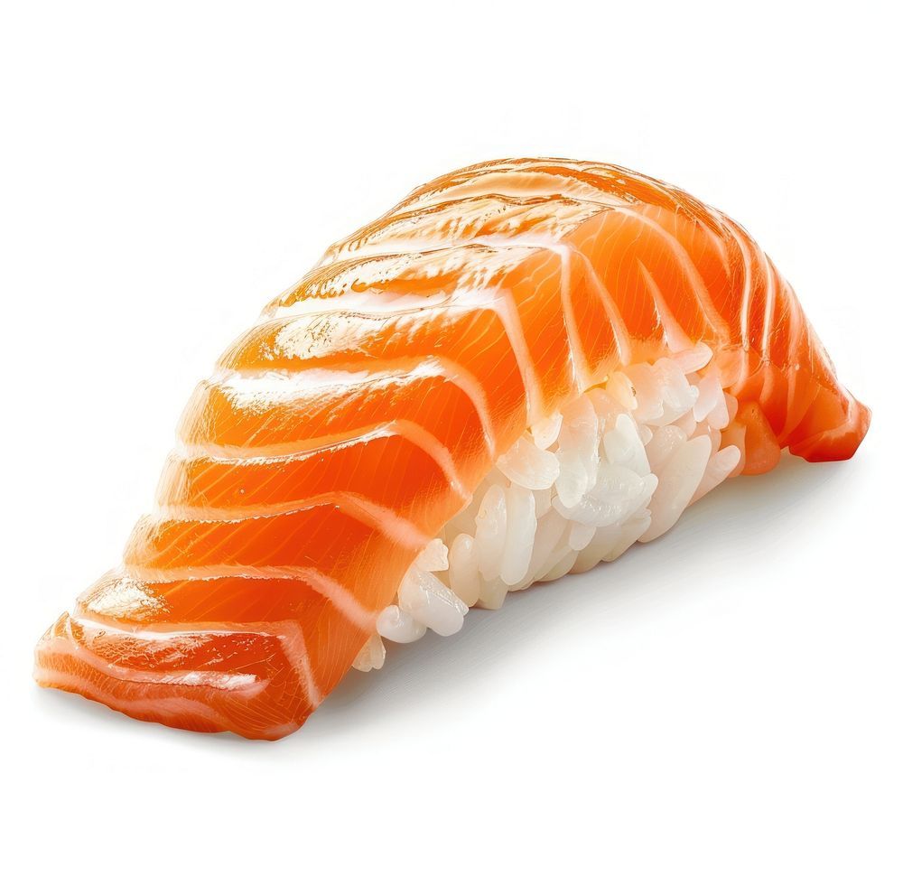 Fresh salmon sushi delicacy