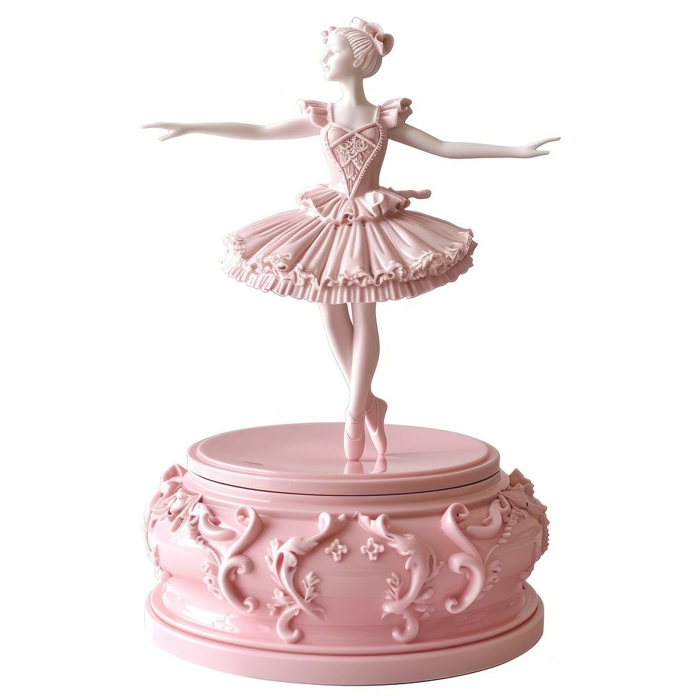 Elegant pink ballerina figurine | Free Photo - rawpixel