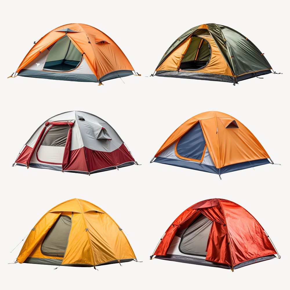 Camping tent element set