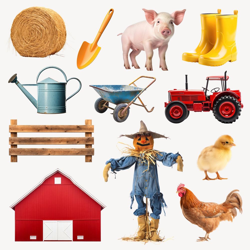 Farm design element set