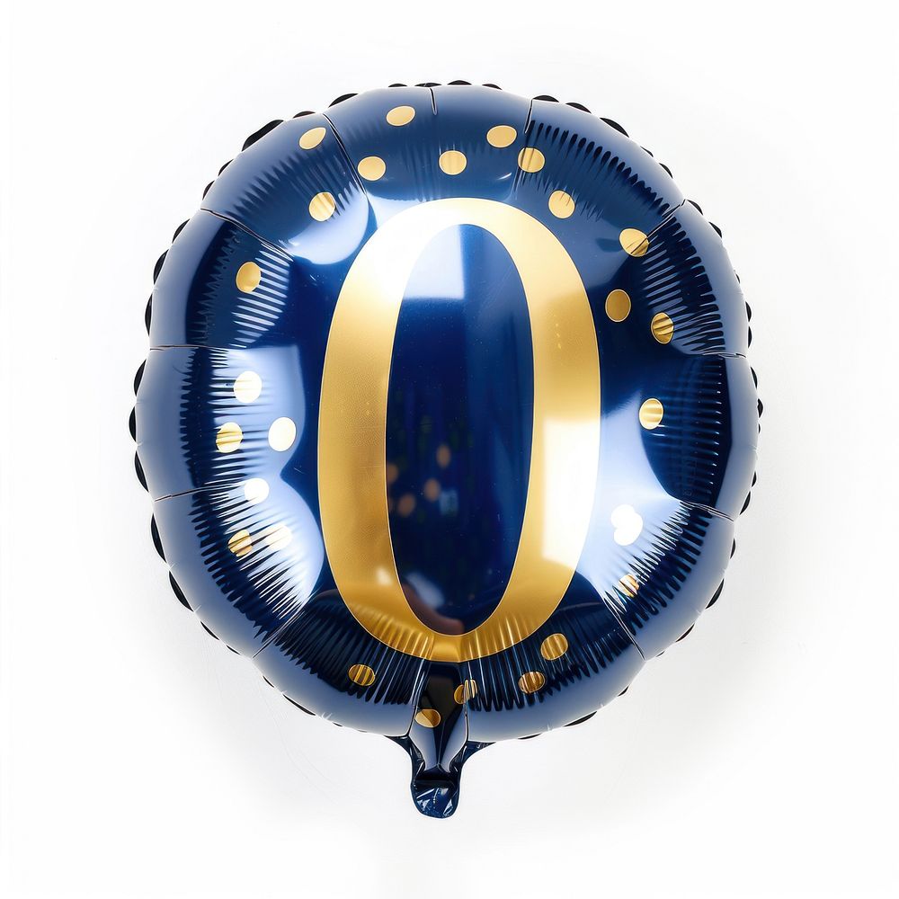 Navy blue zero balloon