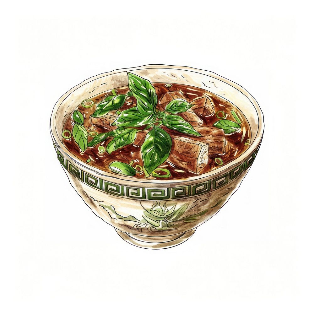 Delicious Vietnamese Pho illustration