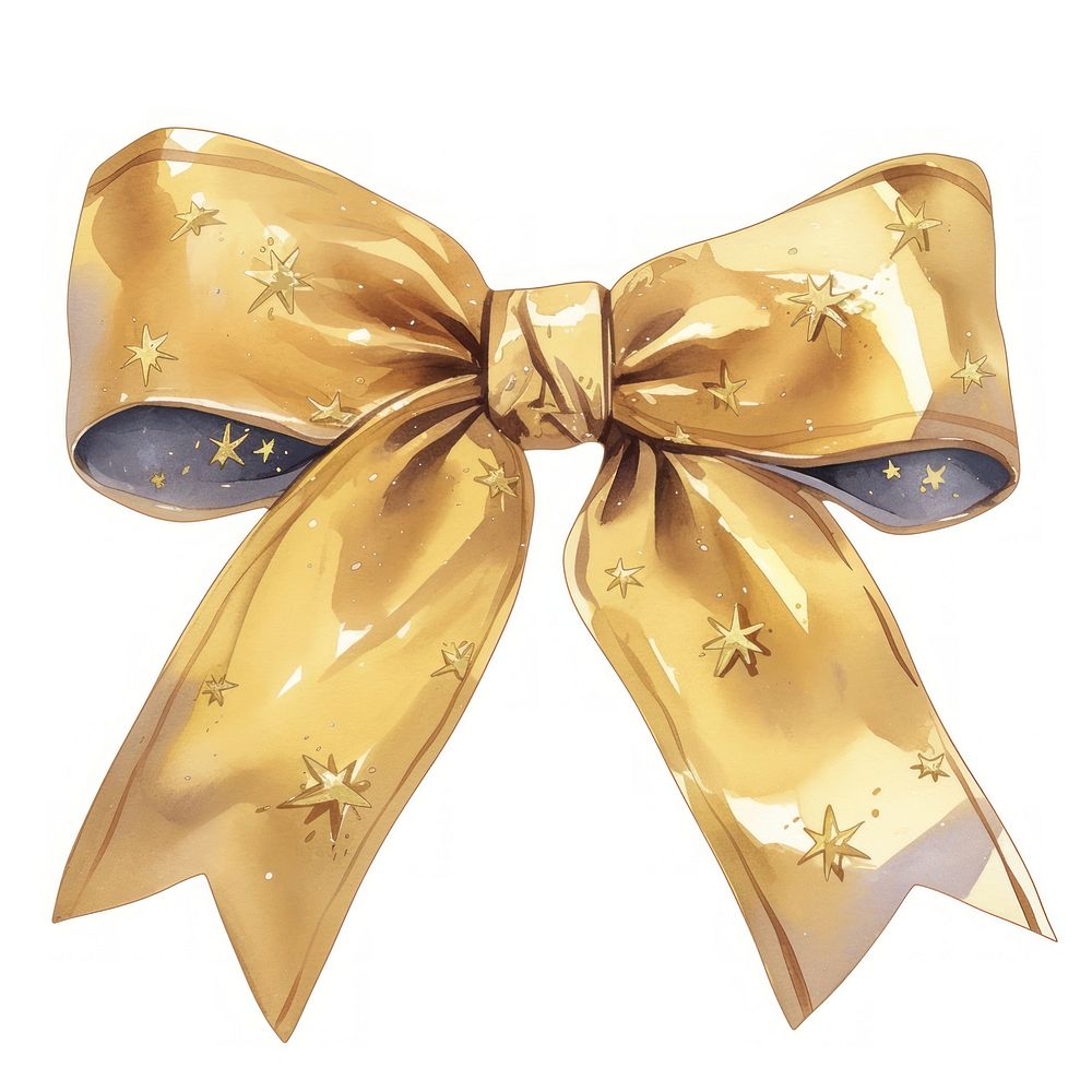 Coquette celestial art gold tie accessories.