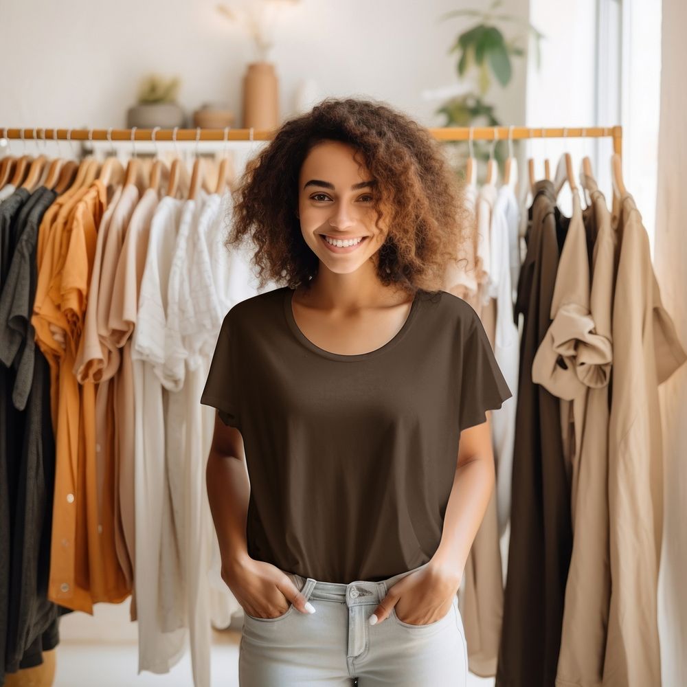 Women's blouse mockup, fashion psd