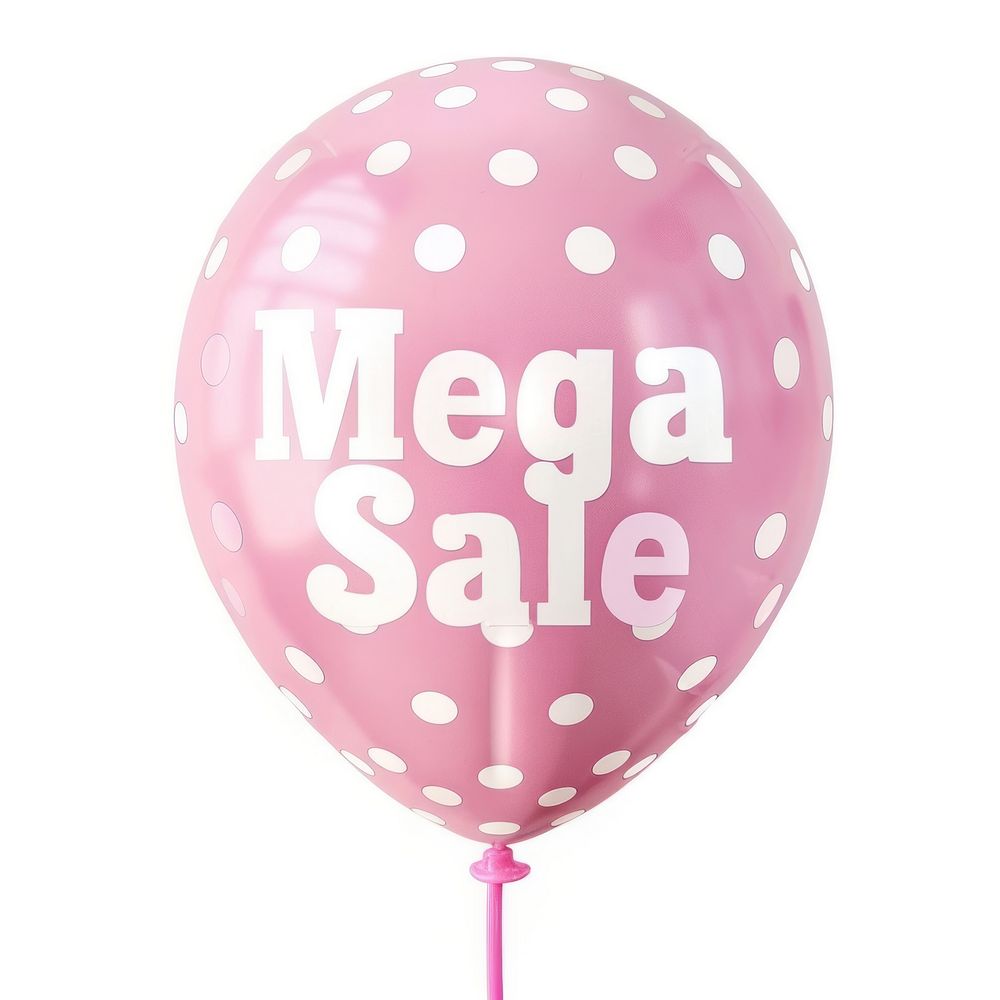 Pink polka dot sale balloon