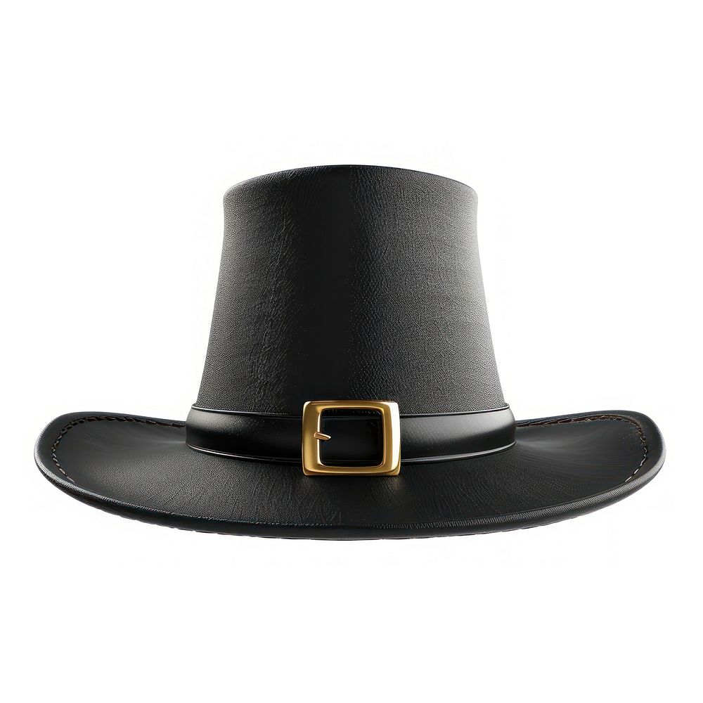 Classic black pilgrim hat