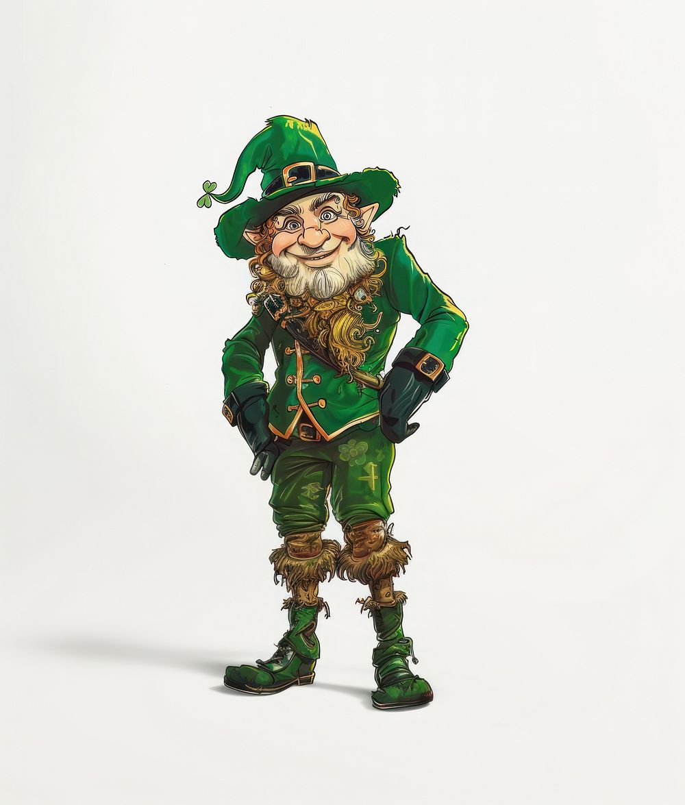 A Leprechaun Irish mythical creature clothing figurine apparel.