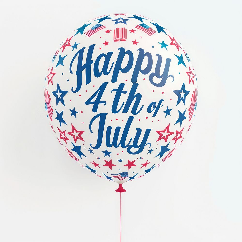 Patriotic balloon celebration decor