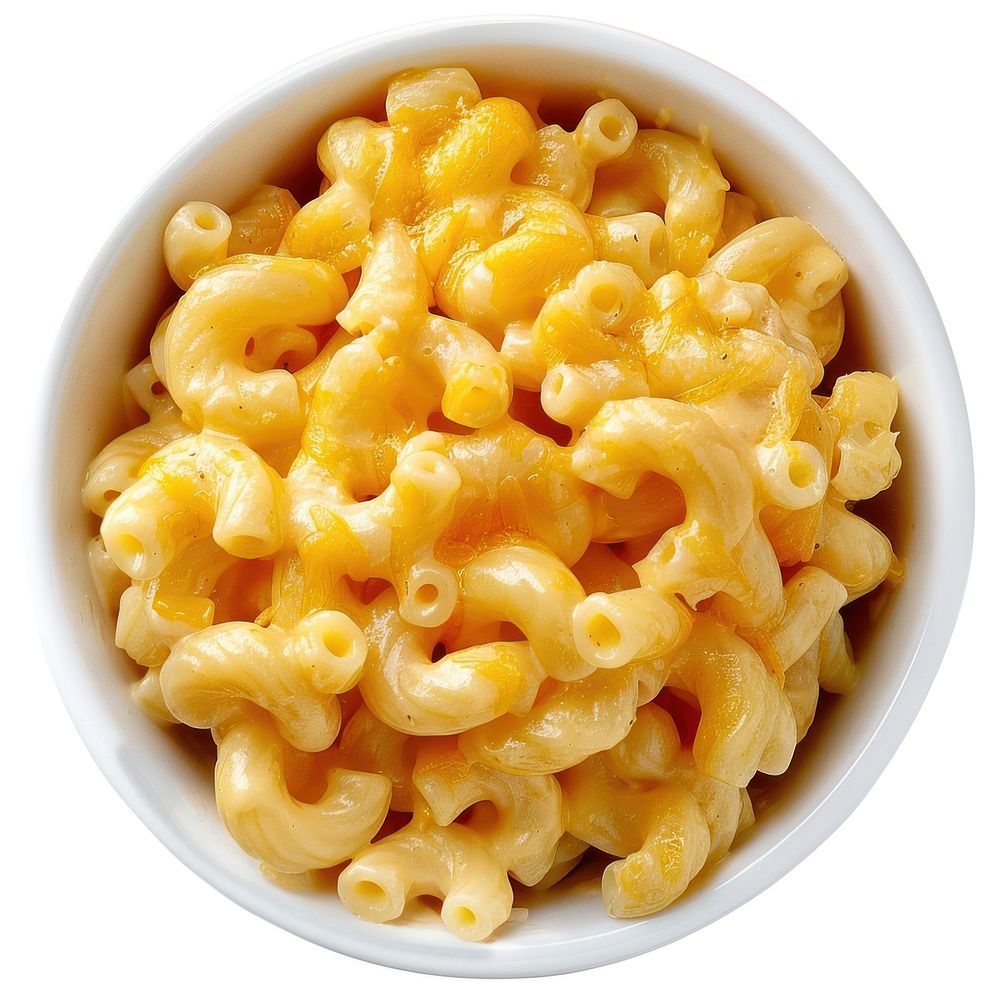 Creamy cheesy macaroni pasta bowl