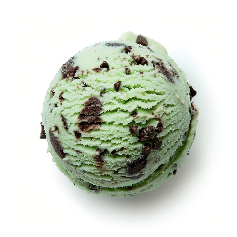 Mint chocolate chip ice cream