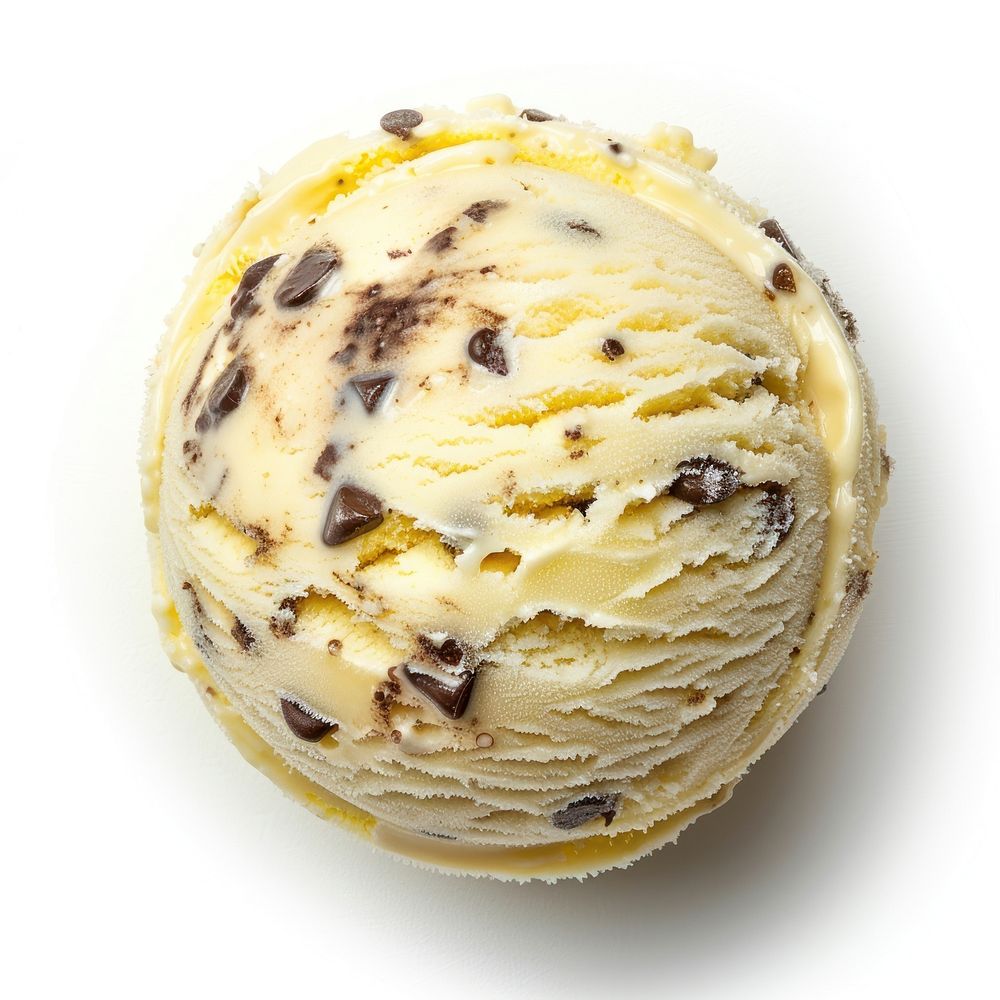 Delicious chocolate chip ice cream