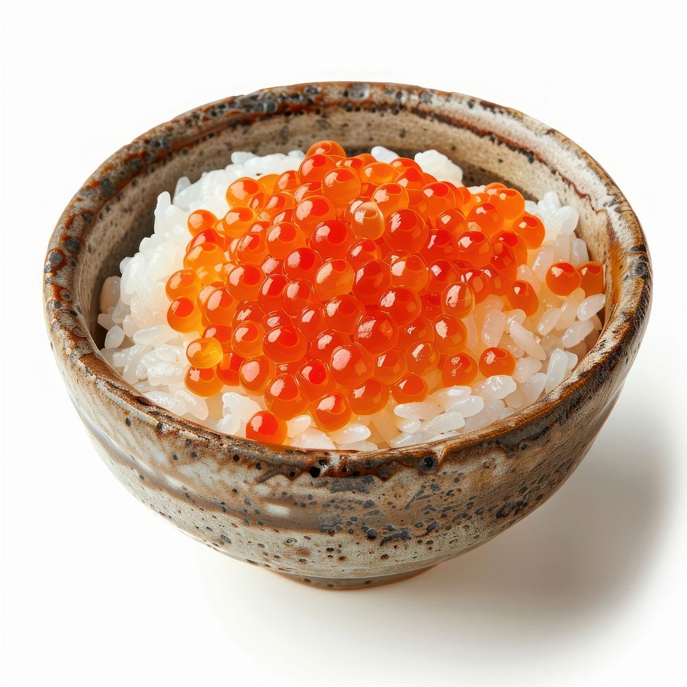 Japanese rice bowl with roe | Free Photo - rawpixel