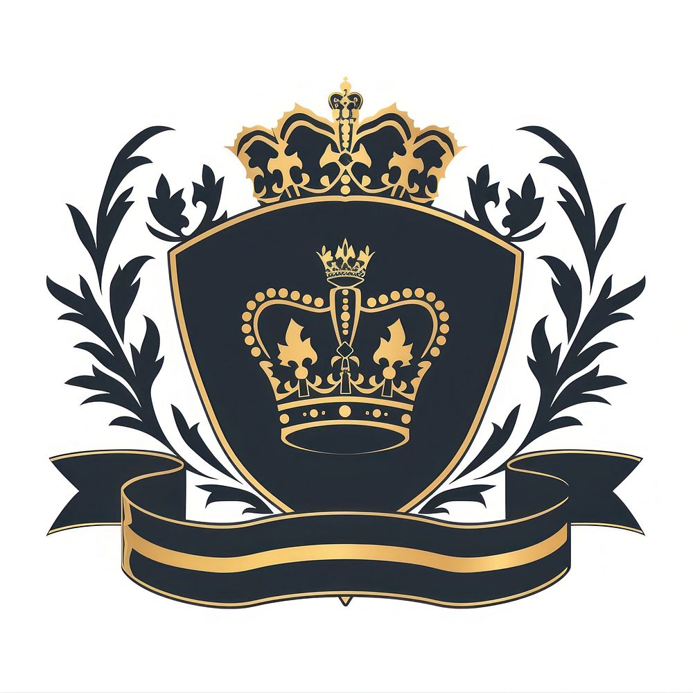 Crown logo badge crown accessories | Free Photo Illustration - rawpixel