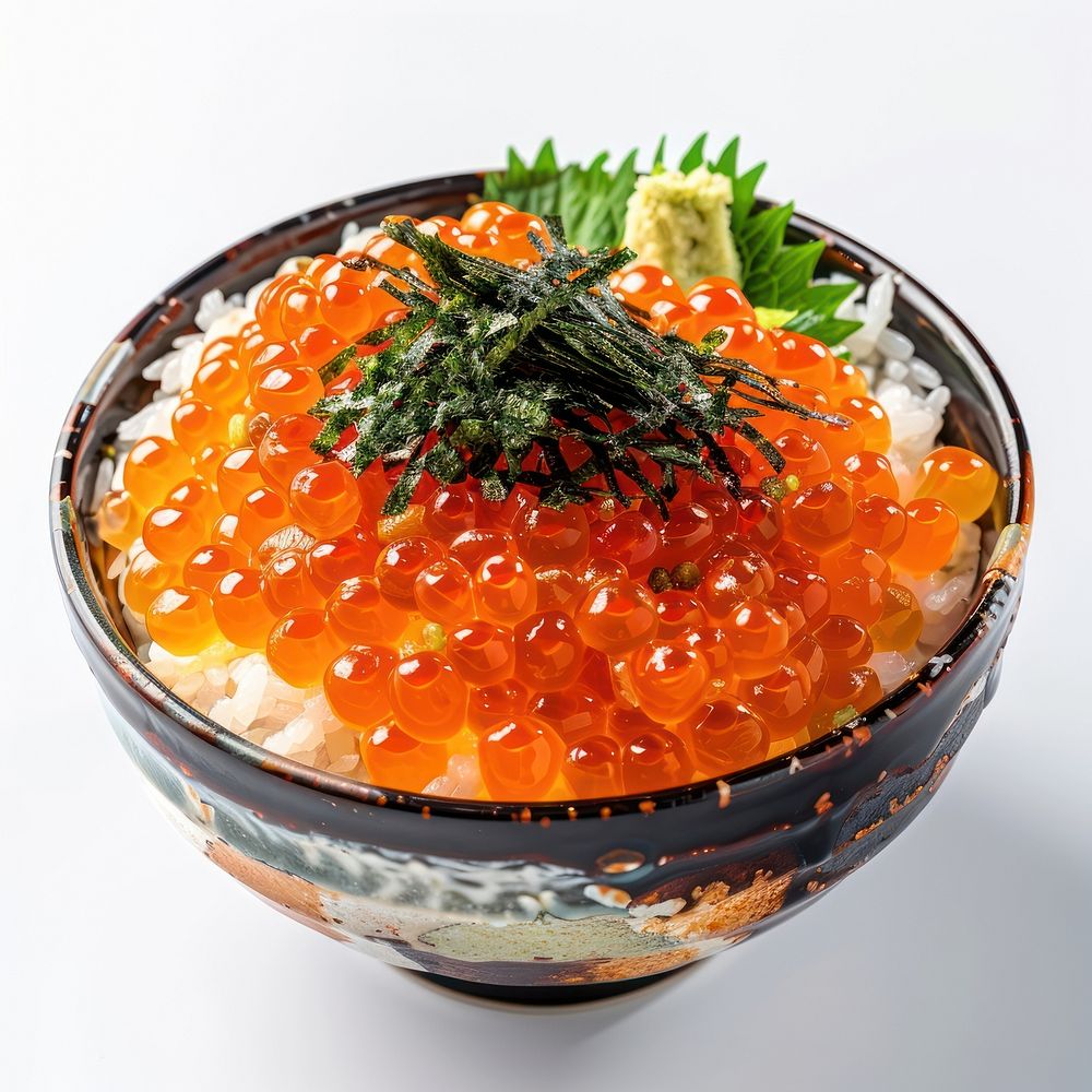 Delicious Japanese salmon roe bowl | Free Photo - rawpixel