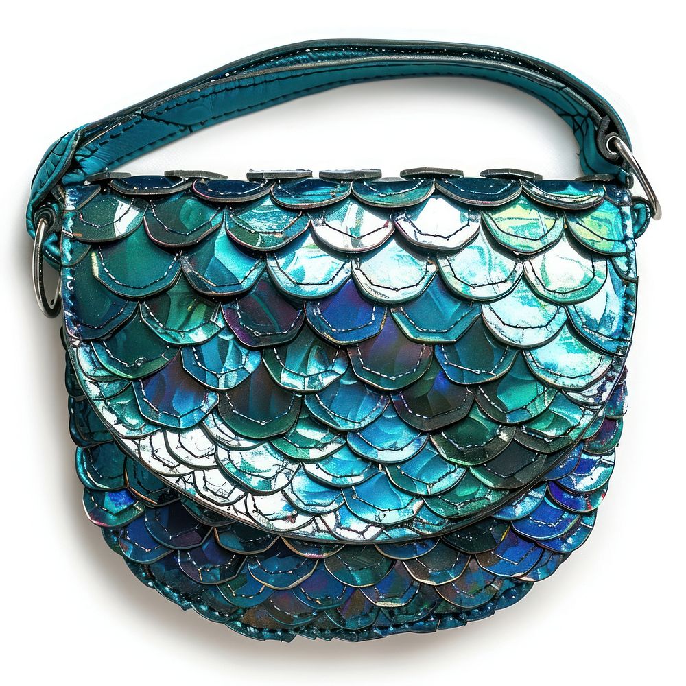 Mermaid-inspired iridescent handbag | Free Photo - rawpixel