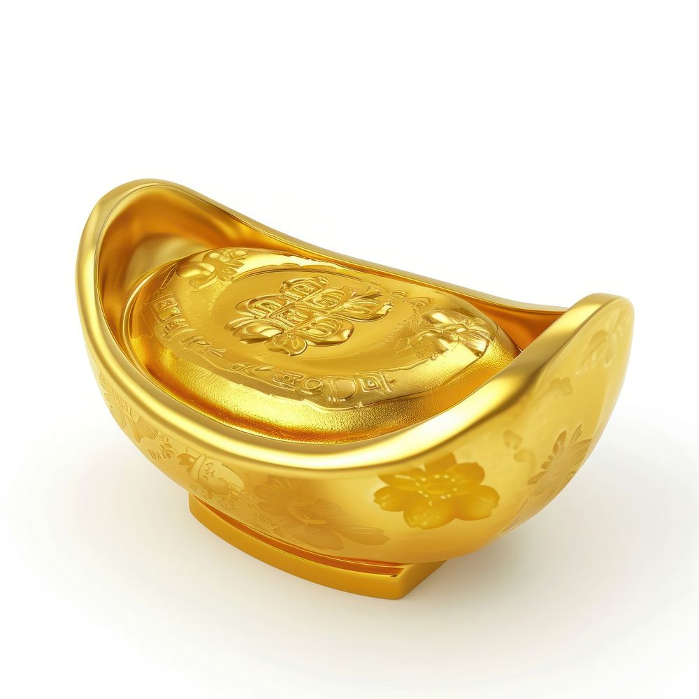 Golden ingot symbolizing wealth