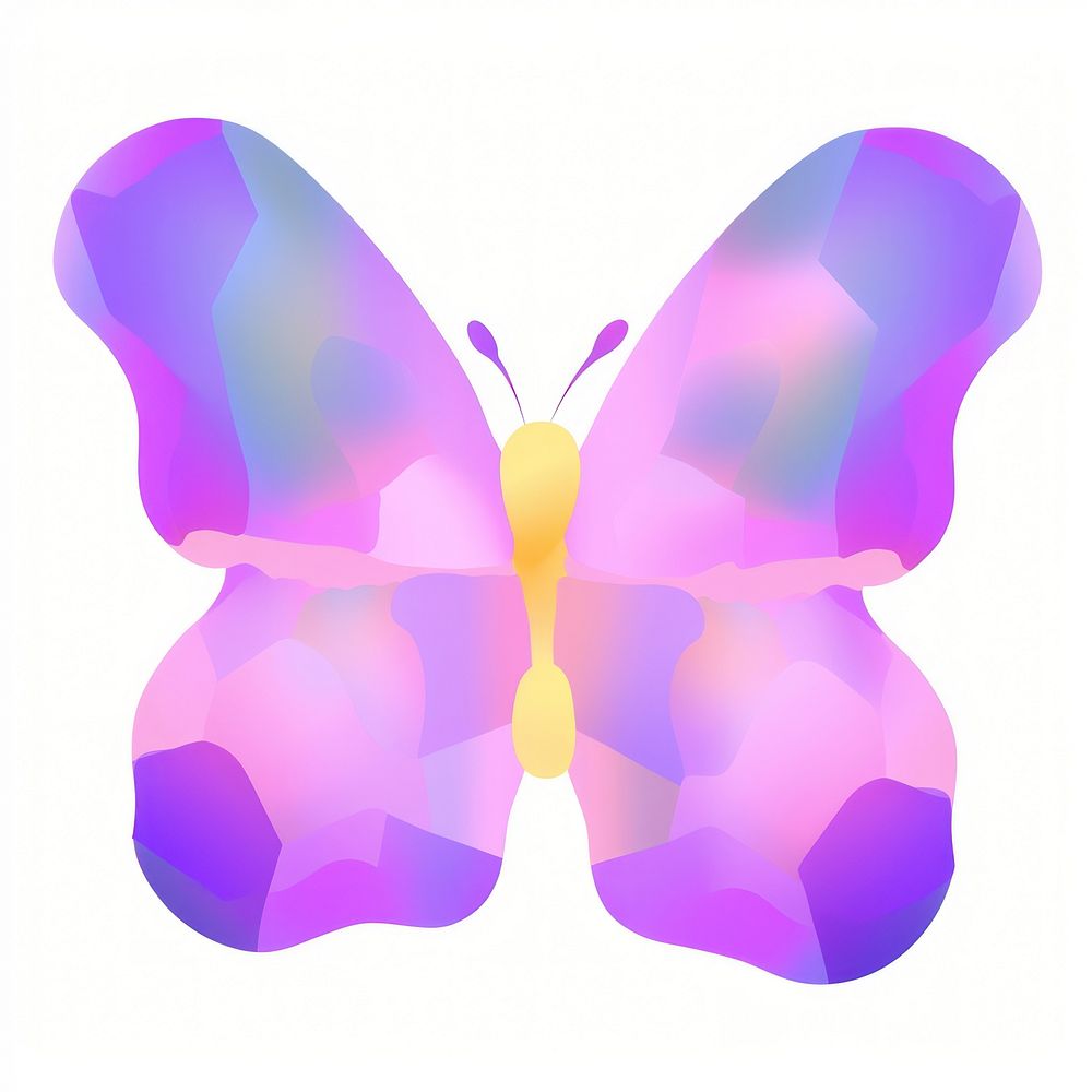 Colorful abstract butterfly illustration