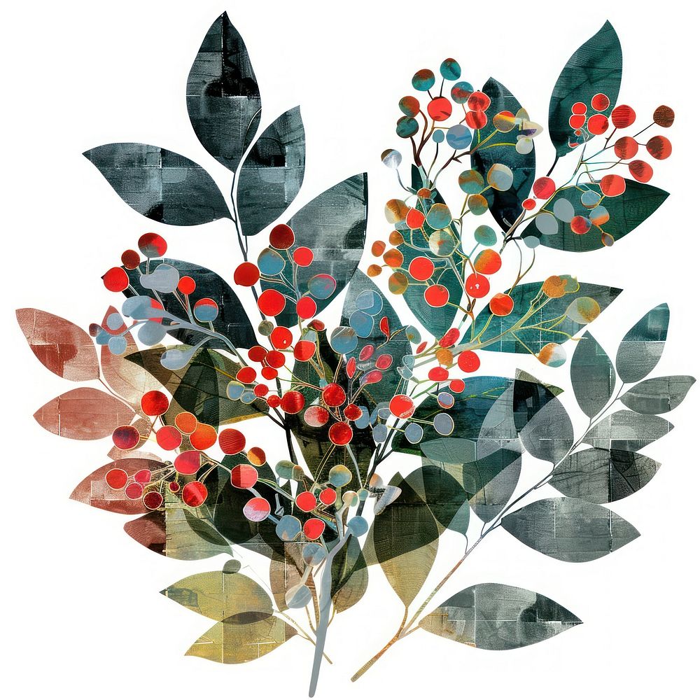 Colorful abstract botanical illustration | Free Photo Illustration ...