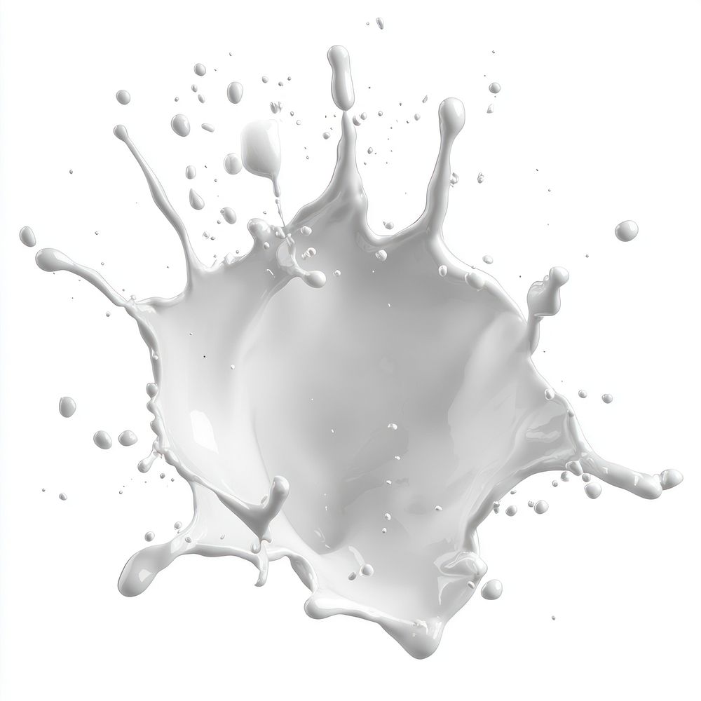 Clear white splash background effect dairy.