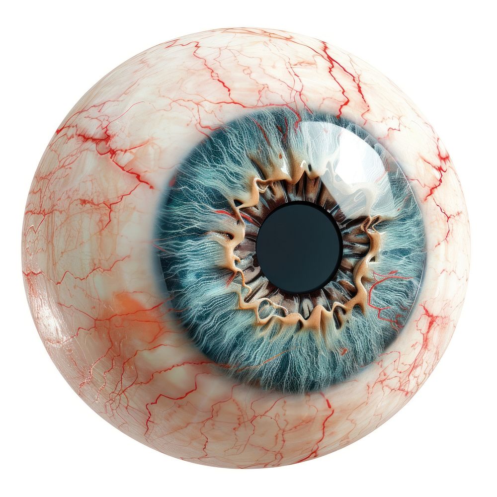 Dreamcore eyeball realistic iris art.