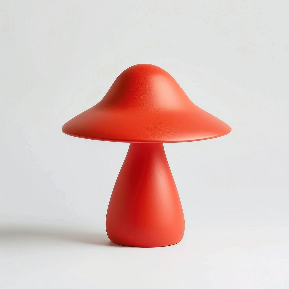 Modern red mushroom lamp