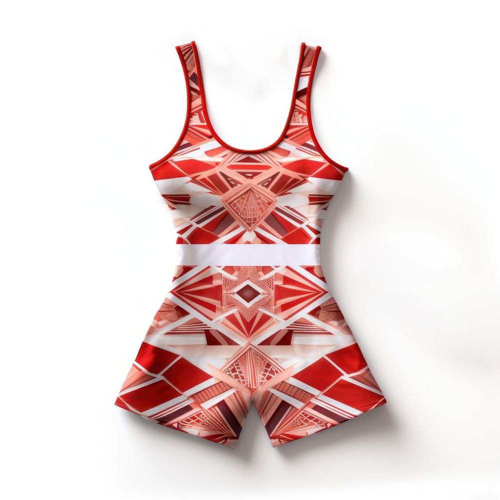 Bodysuit is made for swim swimwear fashionable geometric.