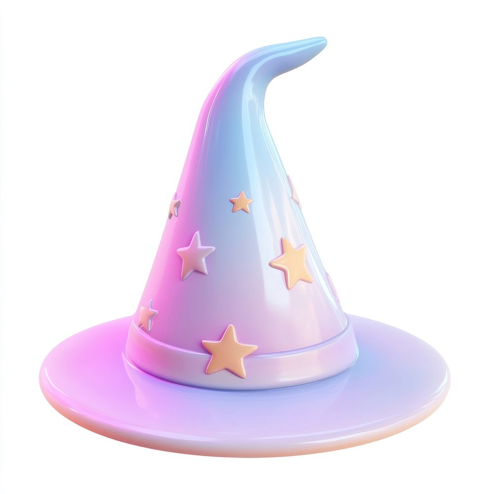 Cute Starry Wizard Hat hat wizard pastel.