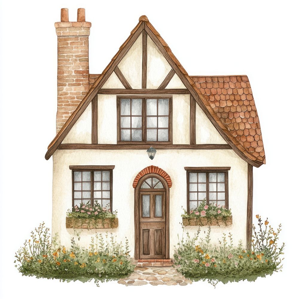 English cottage house architecture door traditional.