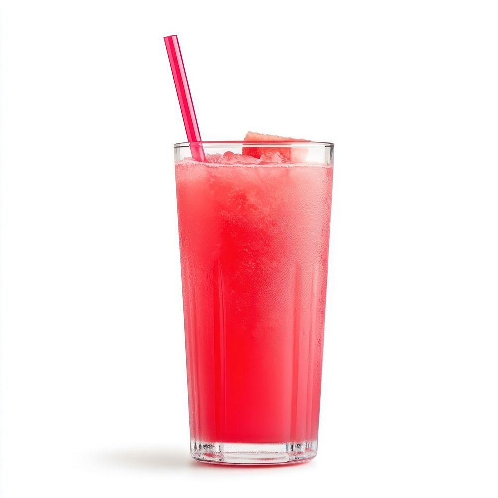 Real watermelon juice beverage drink glass.