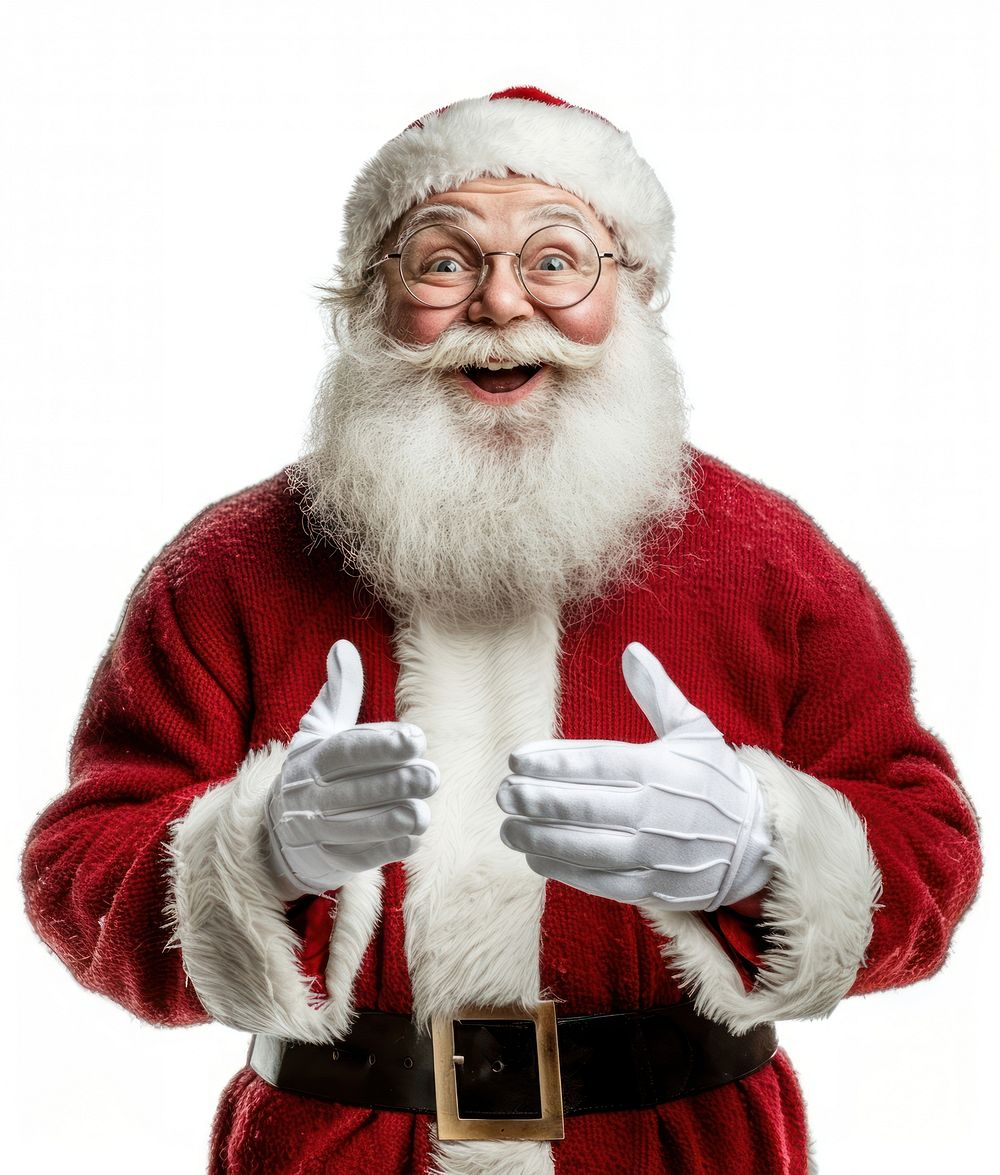 Jolly Santa Claus festive cheer