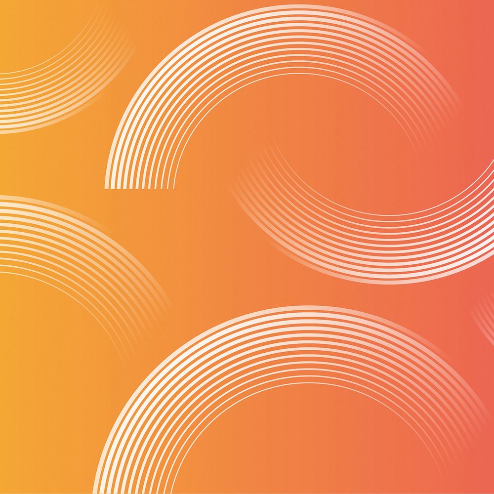 Gradient orange patterned background design