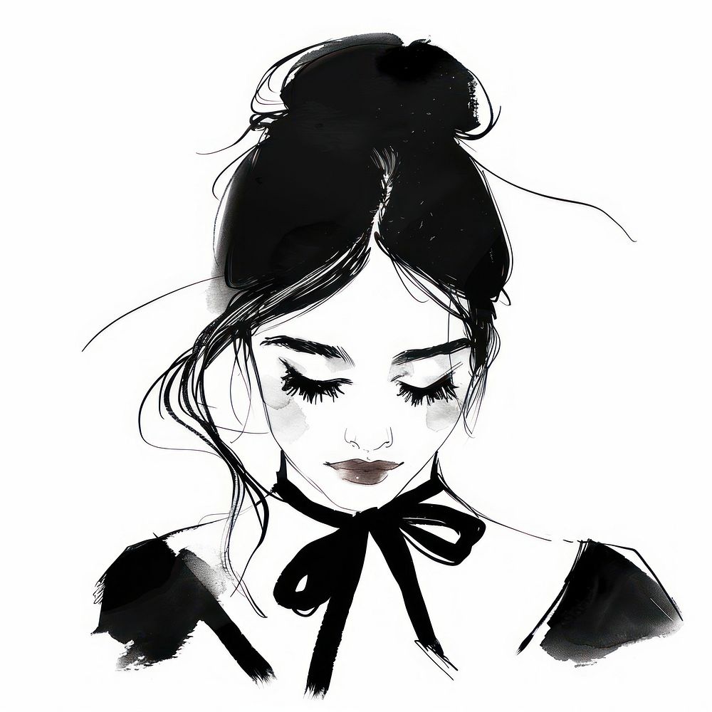 Sparkle illustration drawing female Free Photo Illustration rawpixel