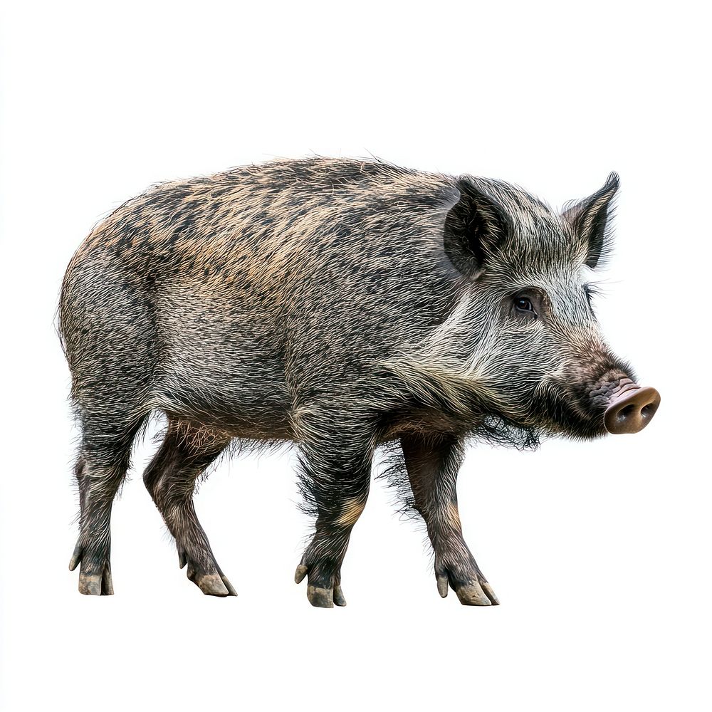 A wild boar animal background wildlife.