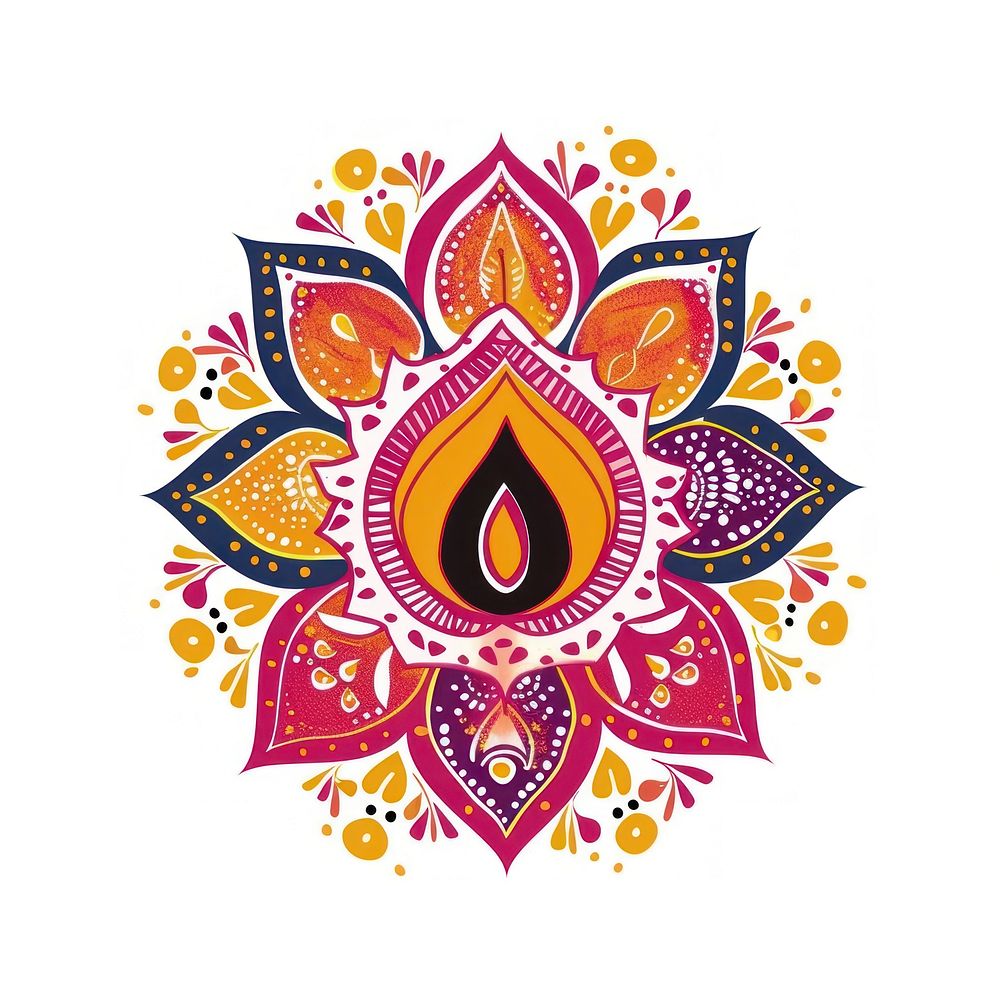 Diwali mandala illustration pattern diwali.