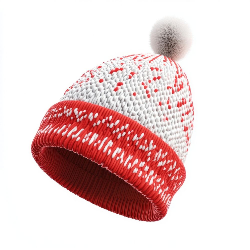 Chubby Christmas Beane hat beanie white accessory.