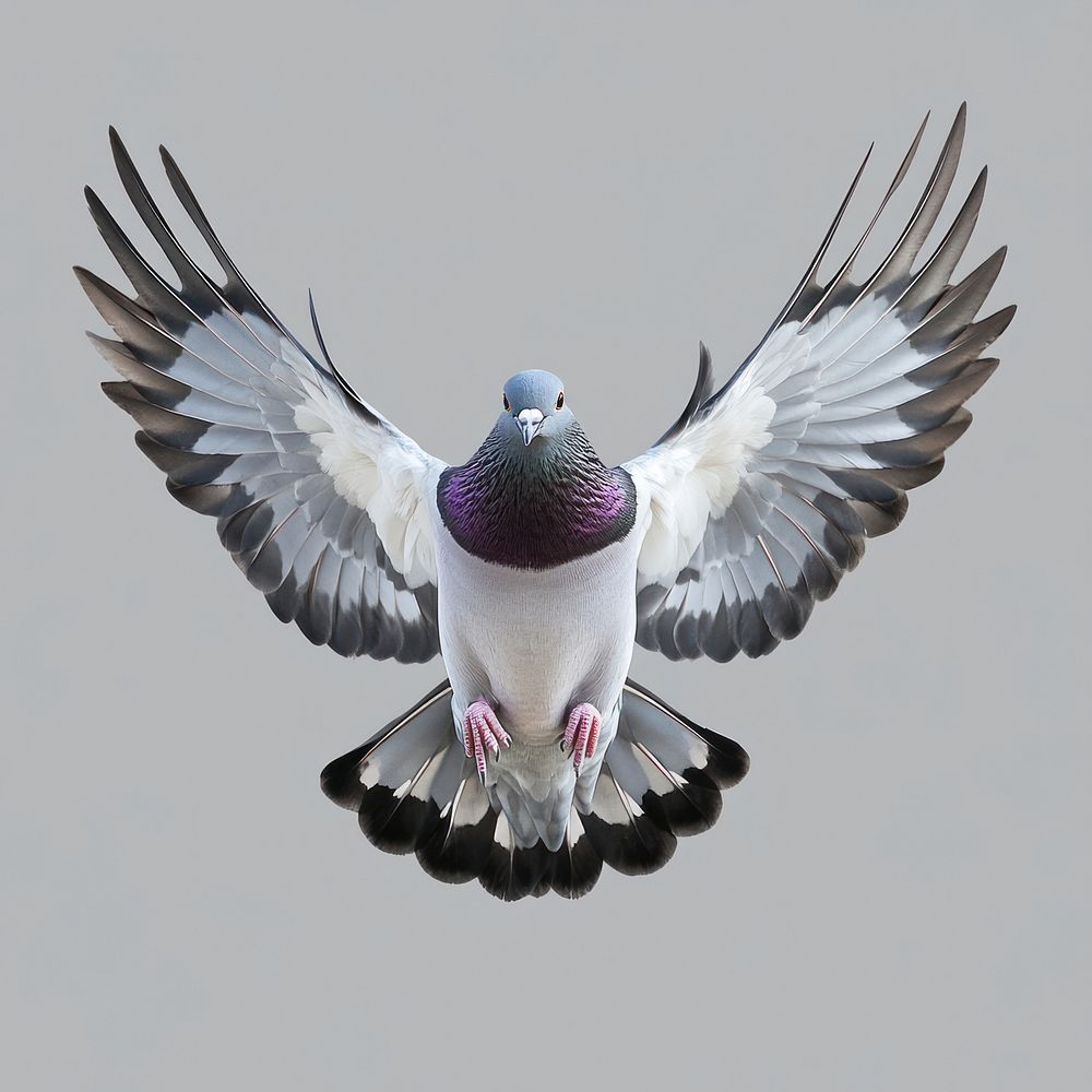 A rock dove flying photography animal pigeon.