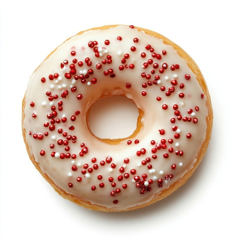 A Christmas donut food dessert sweets.