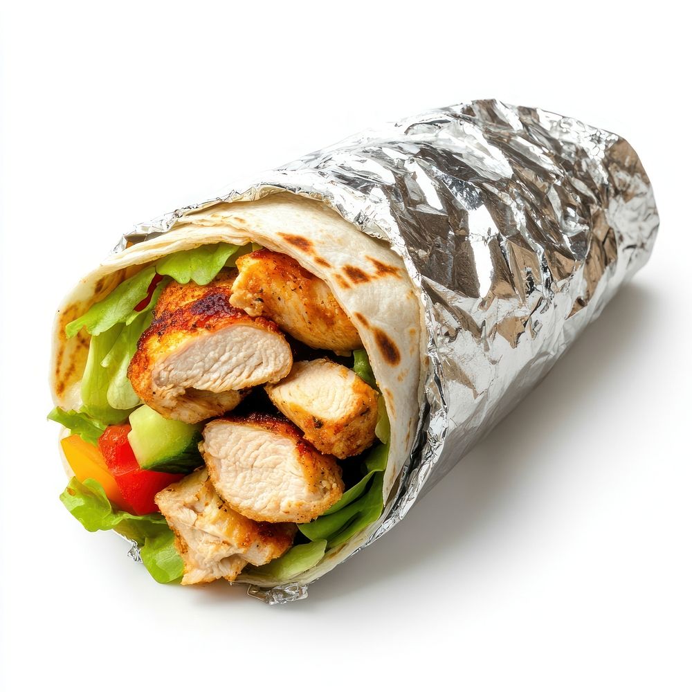 Chicken food wrap foil.