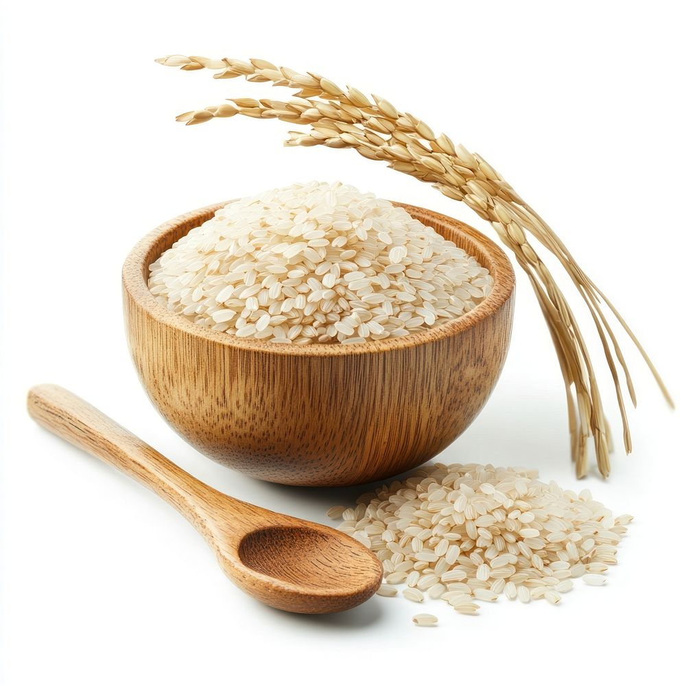Real uncooked rice grains spoon | Free Photo - rawpixel