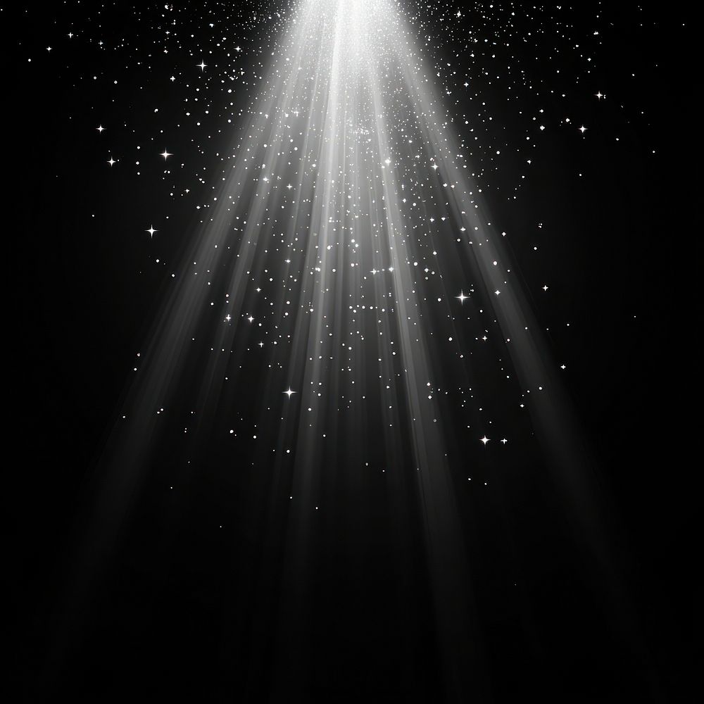 White light effect background glowing stars.