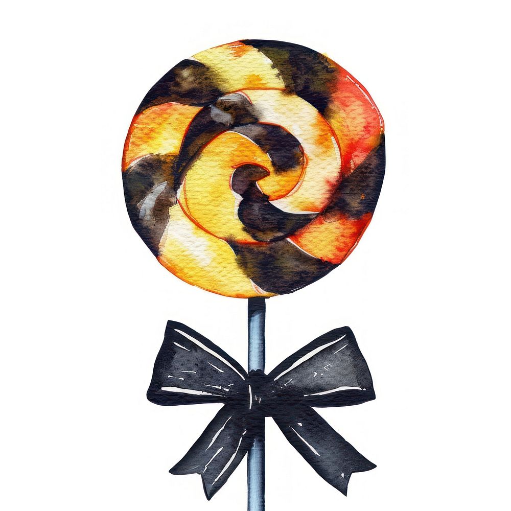 A Halloween Lollipop lollipop confectionery illustration.