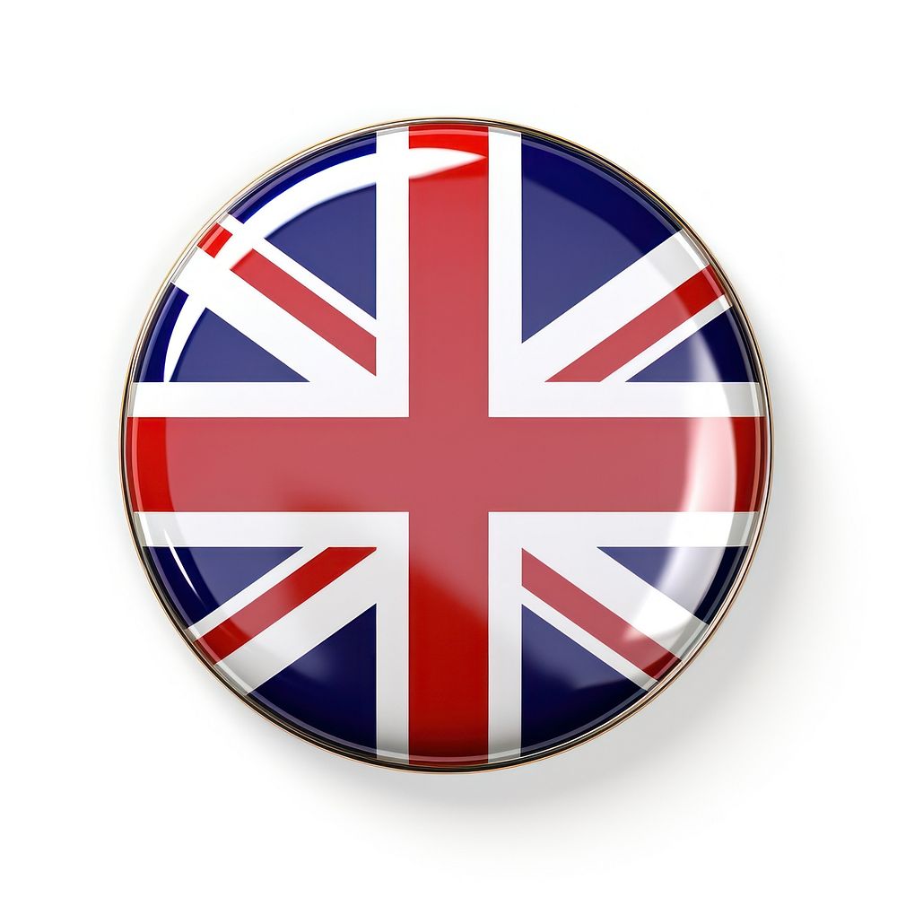 Great britain symbol emblem round.