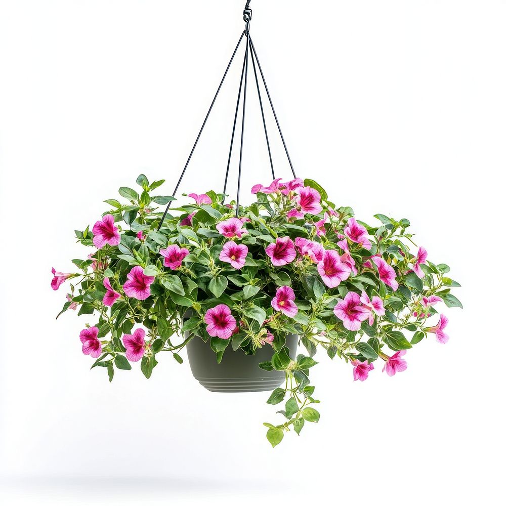 Real Calibrachoa plant hanging flower.